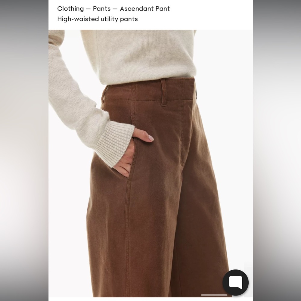 Wilfred Free Aritzia Ascendant Pant 00 - Picture 2 of 8
